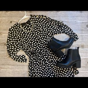 NWOT ZARA Polka Dot Dress
